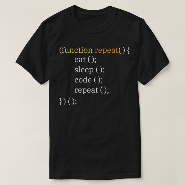 Esse Sleep Code Funny Computer Science Programmer  T-Shirt (Design vorne)