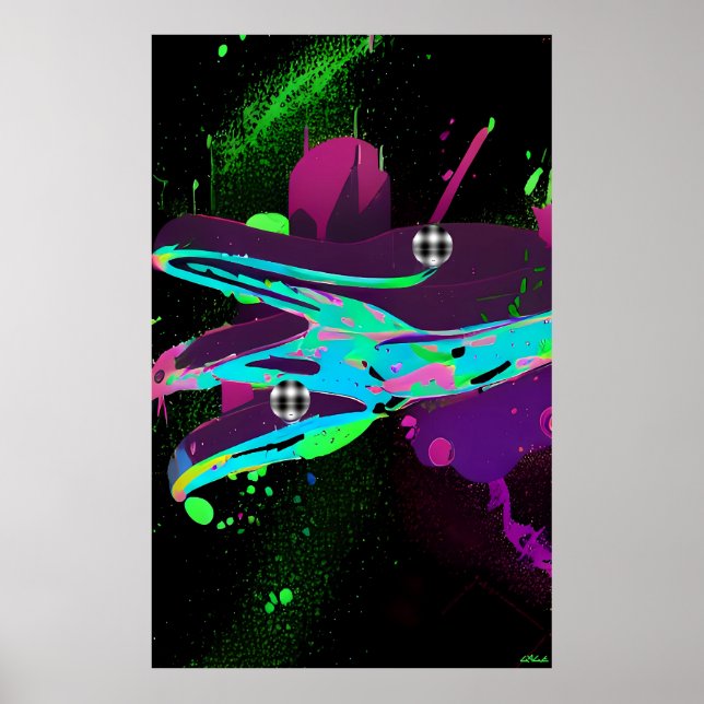 Esseloria - Ken Gage Abstrakt Poster (Vorne)