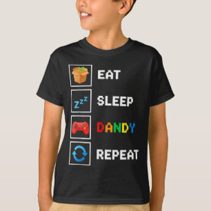 Essen & Trinken Iss Schlaf Dandy Wiederhole Xe T-Shirt