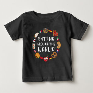 Essen auf der ganzen Welt Baby T-shirt