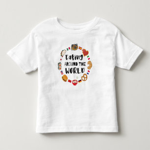 Essen auf der ganzen Welt Kleinkind T-shirt