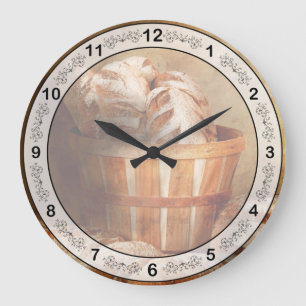 Essen - Brot - Dein tägliches Brot Große Wanduhr