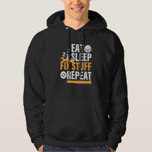 Essen Burger Schlafkorrektur Wiederholung Hoodie