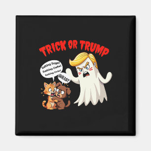 Essen der Hunde Trick oder Trump lustigen Trump 20 Magnet
