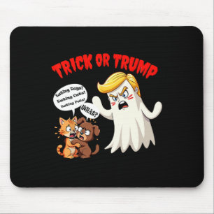 Essen der Hunde Trick oder Trump lustigen Trump 20 Mousepad