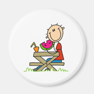 Essen der Wassermelone Magnet