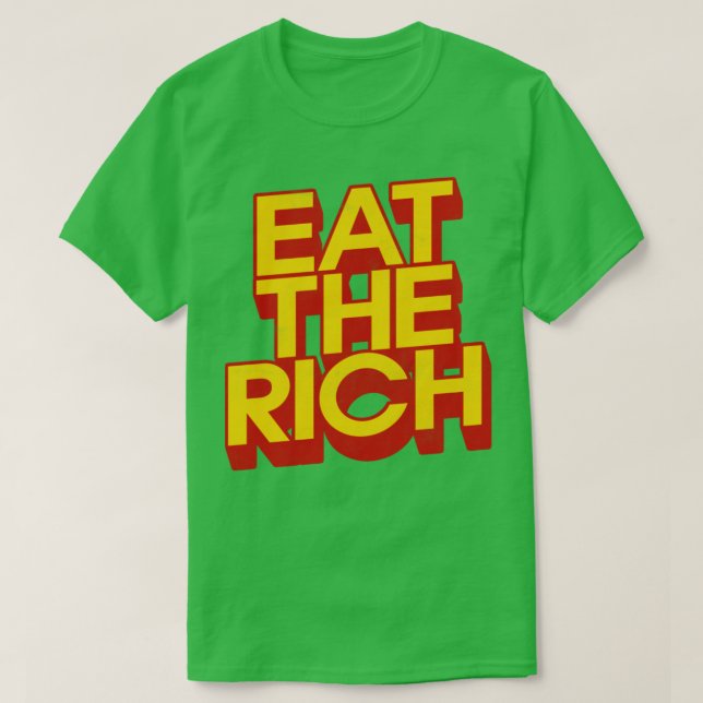 Essen die Reichen1 T-Shirt (Design vorne)