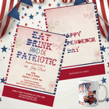Essen Drink & Be Patriotic 4. Juli Bash Shabby Chi