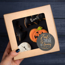 Essen Drink sei Beängstigend Halloween-Geschenkmar