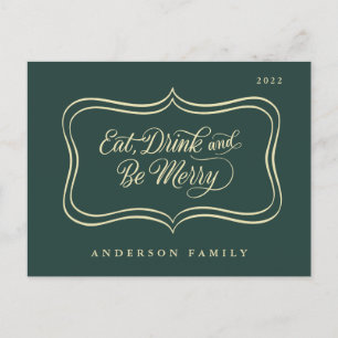 Essen Drink & seien Sie froh Weihnachten Classic G