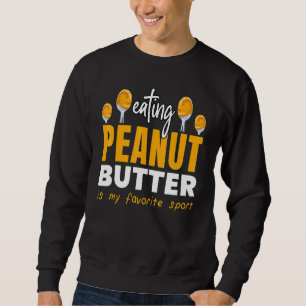 Essen Erdnussbutter Lieblings Sport Jelly Food Gr Sweatshirt
