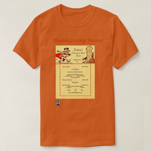 Essen Erntedank Abendessen T-Shirt (Design vorne)
