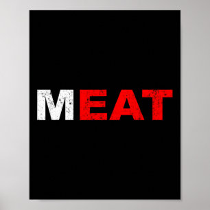 Essen Fleisch Fleischfresser Fleisch Sed Ernährung Poster