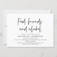 Essen, Freunde und Alkohol, Lässiges Brautparty