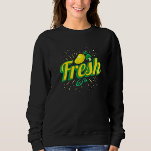 Essen Frische Mango Lemon und Brokkoli Vegetarian Sweatshirt