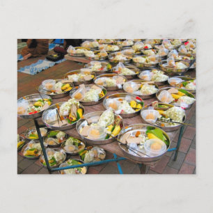 Essen für Hindu Postkarte
