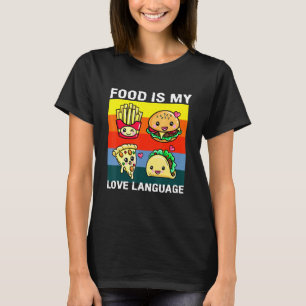 Essen ist meine Liebe Koch Feinschmecker Fast Food T-Shirt