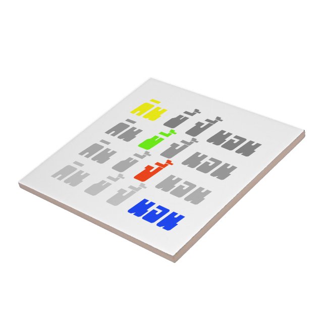 Essen Kack Boom Sleep ・ Thai Sprache Fliese (Seite)