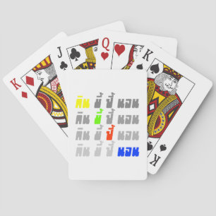 Essen Kack Boom Sleep ・ Thai Sprache Spielkarten
