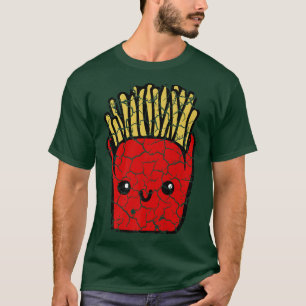 Essen kochen Foodie Pommes frites bedrängt 302 T-Shirt