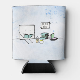 Essen, lesen, wiederholen Buch Lover Can Cooler Dosenkühler