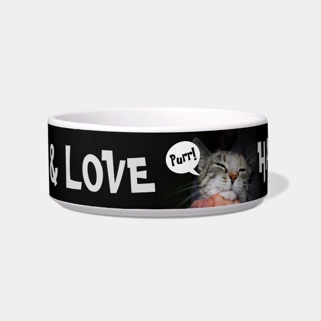 Essen + Liebe = Happy Cat! Napf (Links)