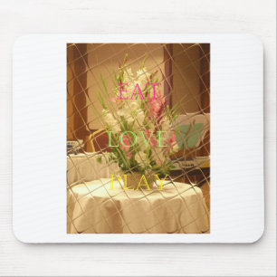 Essen Liebe Spielen Blumen für alle schönen Jahres Mousepad
