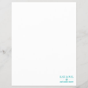 Essen, Liebe und essen Sie noch etwas mehr Flyer