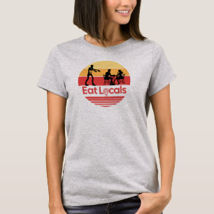 Essen Lokale Zombie Spaß T-Shirt