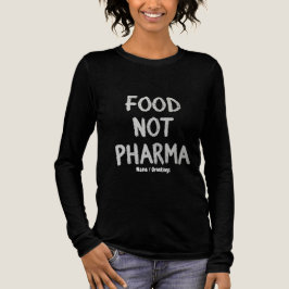 Essen Nicht Pharma Natürliche Organische Ernährung Tri-Blend Shirt