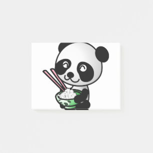 Essen Panda Post-it Klebezettel