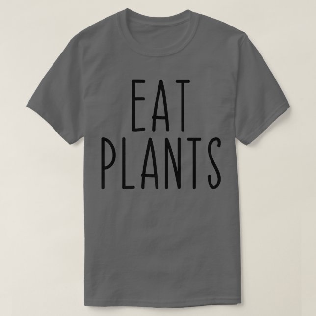Essen Pflanze Pflanze Basiert auf Vegan Vegetarian T-Shirt (Design vorne)