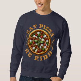 Essen Pizza nett Sweatshirt