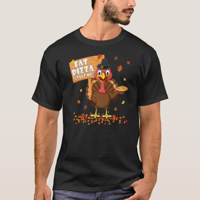 Essen Pizza & Rett Türkei Erwachsene Vegane Kinder T-Shirt (Vorderseite)