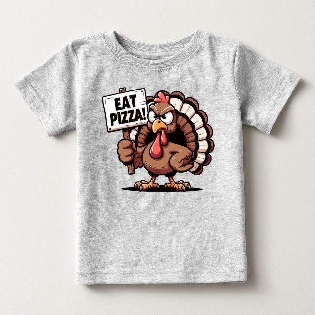 Essen Pizza Turkey T Shirt (Vorderseite)