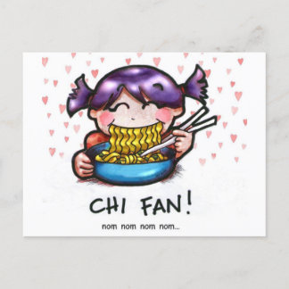 Essen! - Ramen Noodle Liebe Postkarte