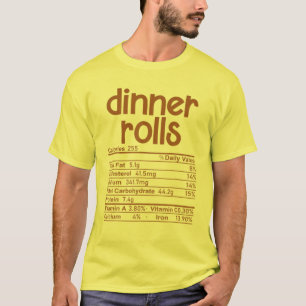 Essen Rollen Lebensmittel Ernährung Fakten Familie T-Shirt
