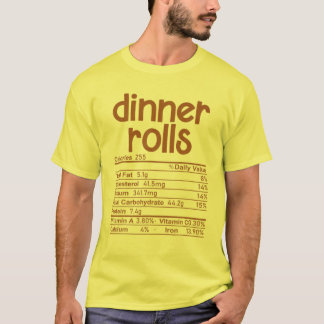 Essen Rollen Lebensmittel Ernährung Fakten Familie T-Shirt