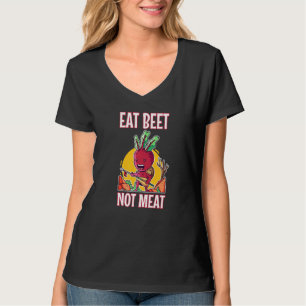 Essen Rübe nicht Fleisch Gemüse Lover Vegan vegeta T-Shirt