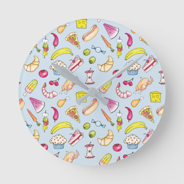 Essen Runde Wanduhr (Vorderseite)