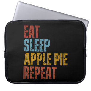 ESSEN SCHLAF APPELSTRUDEL WIEDERHOLEN LAPTOPSCHUTZHÜLLE