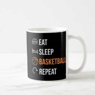 Essen Schlaf Basketball Wiederholen Basketball Bas Kaffeetasse