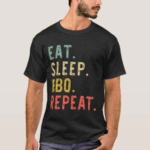 Essen Schlaf Bbq Wiederholen Rbecue Rbeque Lustig T-Shirt