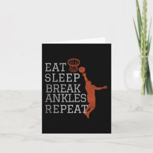 Essen Schlaf Break Ankles Wiederholen Basketball S Karte