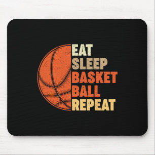 Essen Schlaf Bysketbyll Wiederholen Für Spieler Vi Mousepad