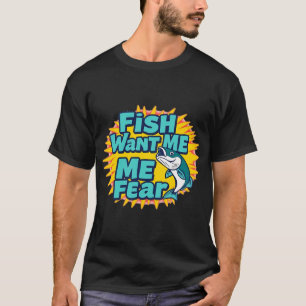Essen Schlaf Fisch Wiederholen T-Shirt