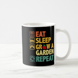 Essen Schlaf Ground Garten Wiederholen Funny Game Kaffeetasse