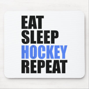 Essen Schlaf Hockey Wiederholen Eis Feld Skaten Ka Mousepad