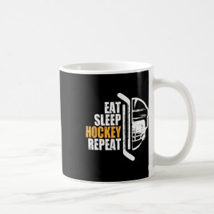 Essen Schlaf Hockey Wiederholen Weihnachten Für Te Kaffeetasse