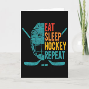 Essen Schlaf Hockey Wiederholung Hockey Spaß Eisho Karte